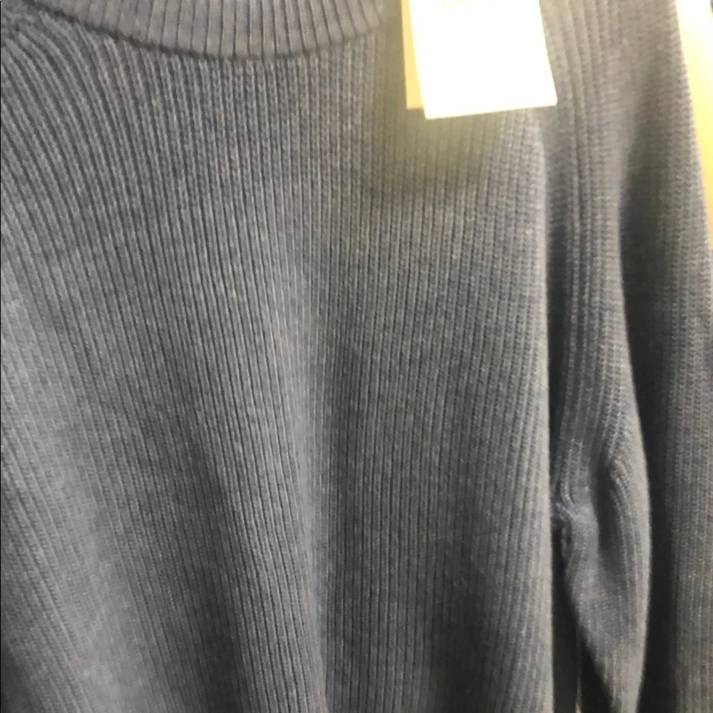 NNO7 Blue Crewneck Sweater with Classic Fit - Picture 4 of 5